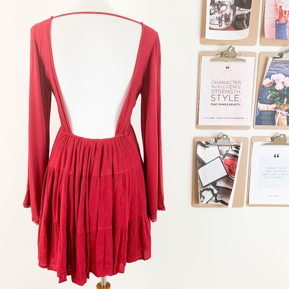 Altar'd State Dresses & Skirts - altar'd state Backless Peasant Dress Medium Bell